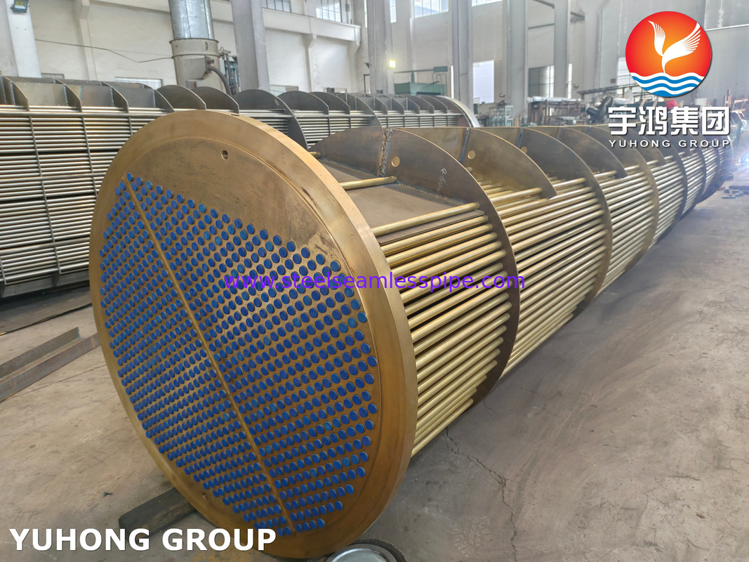 قطعات لوله های لوله ای C70600 لوله های مس ASME Viii Division 1, TEMA R