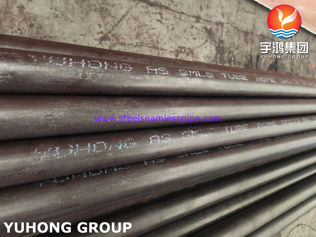 ASTM SA213 / ASTM A213 T2 T11 T22 لوله بی درهم فلز آلیاژ برای استفاده در مبادله گرما