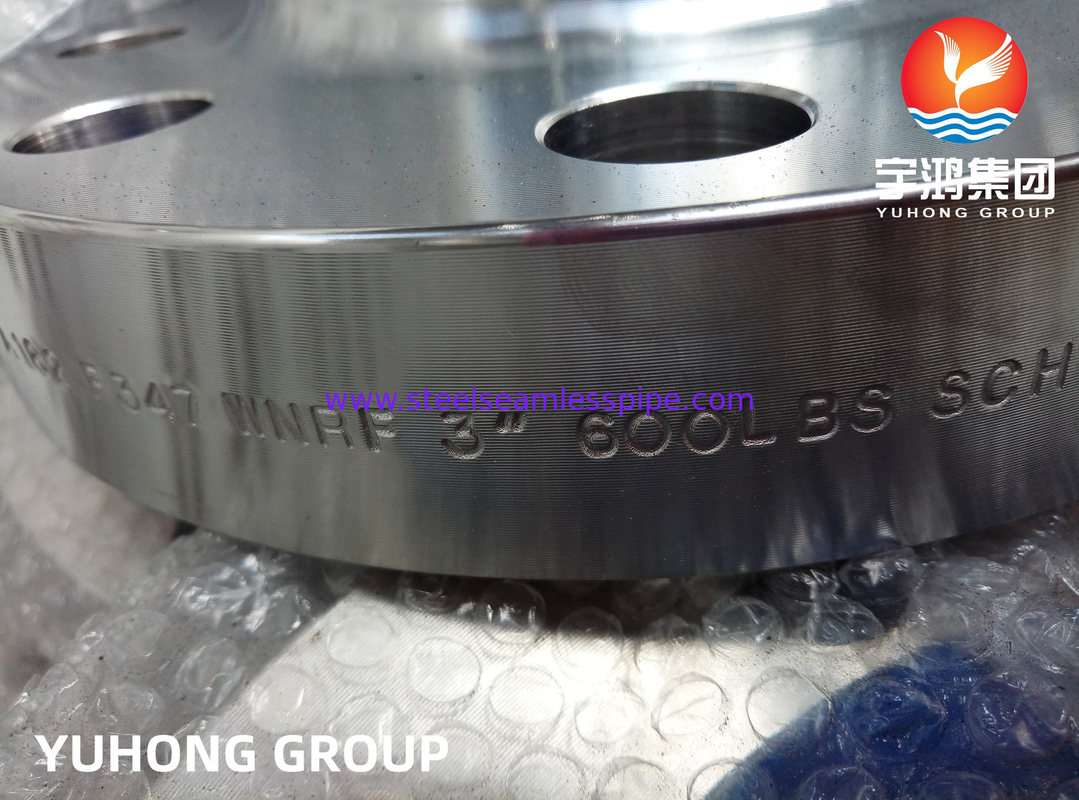 ASTM A182 ASME SA182 F347L Weld Neck RF Forged Flange برای دیگ های فوق بحرانی