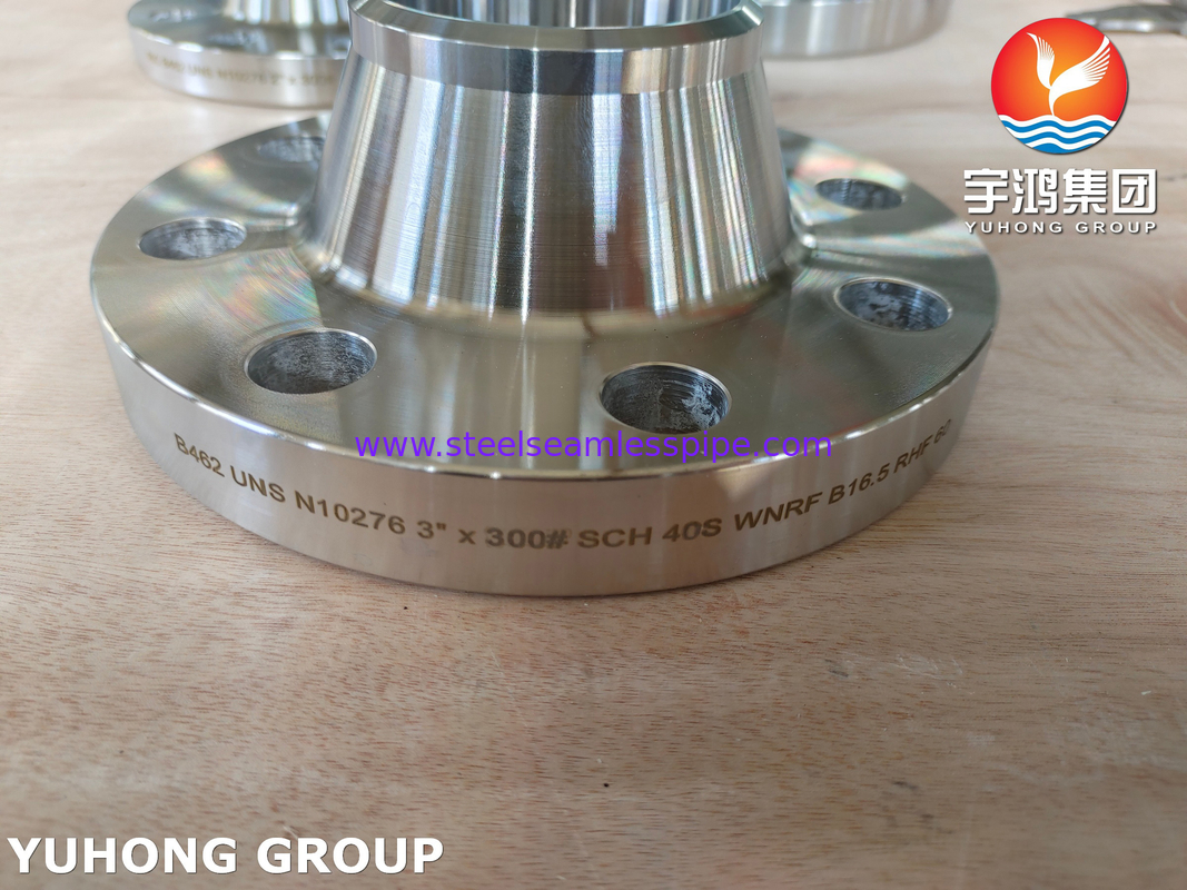 ASTM B564 N10276 فلنج جعل شده فولاد آلیاژ نیکل B16.5 برای کاربردهای دمای بالا