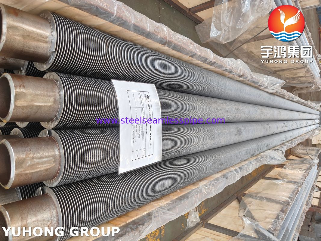 لوله پره دار نوع G تعبیه شده آلومینیوم 1060 SA210 GR A1 برای نیروگاه ها