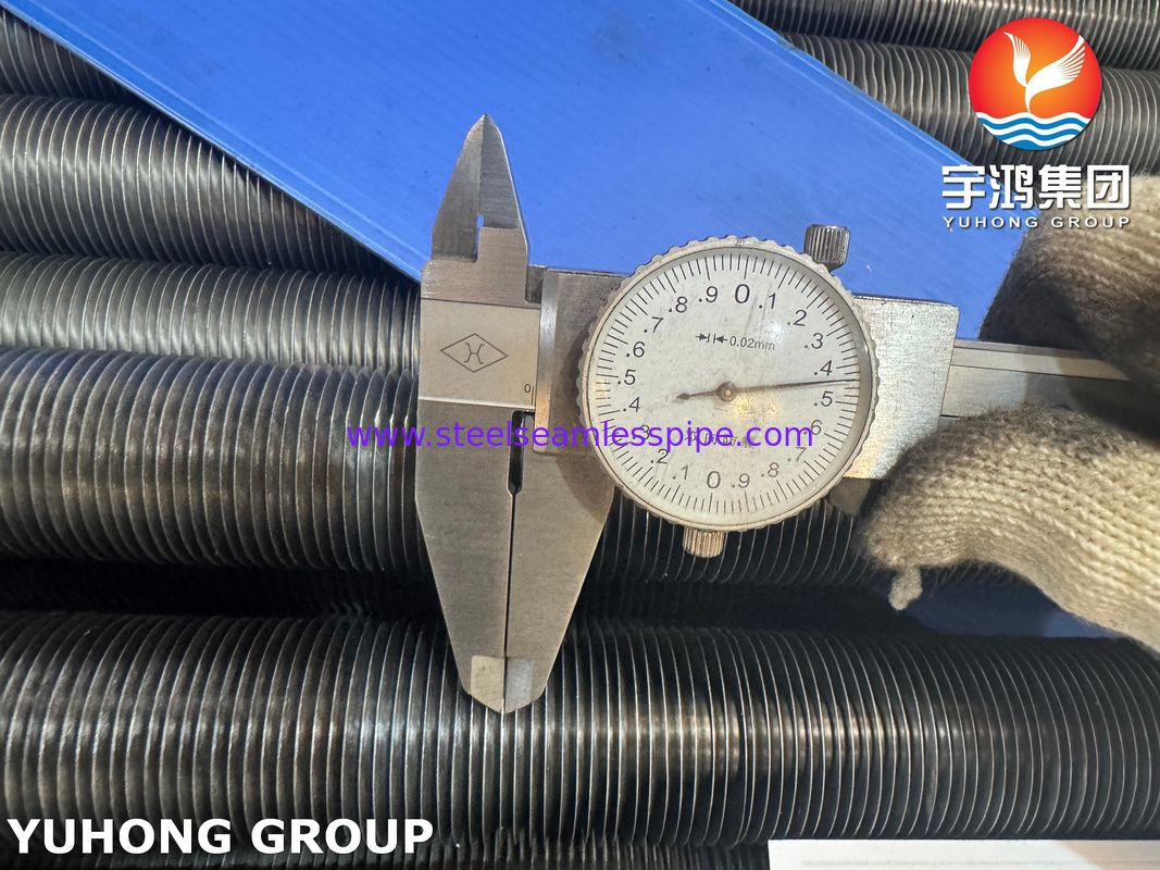 لوله پره دار نوع L پیچیده شده ASME SA179 با پره AL1060 برای مبدل های حرارتی خنک شونده با هوا