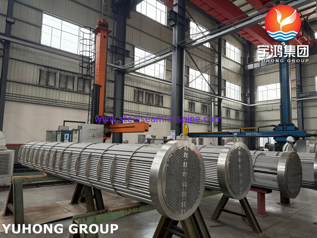 BV بررسی شده SA182 F11 GR.2 پوسته لوله و مبادله گرما لوله TEMA نوع R برای انتقال گرما بهینه