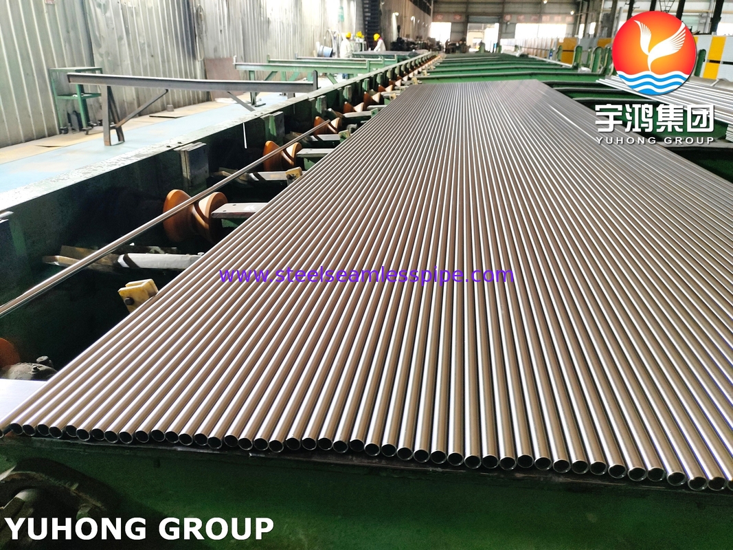 A268 TP410 لوله بدون درز از فولاد ضد زنگ مارتنسیتیک، برای گرمایش مجدد در نیروگاه های برق حرارتی