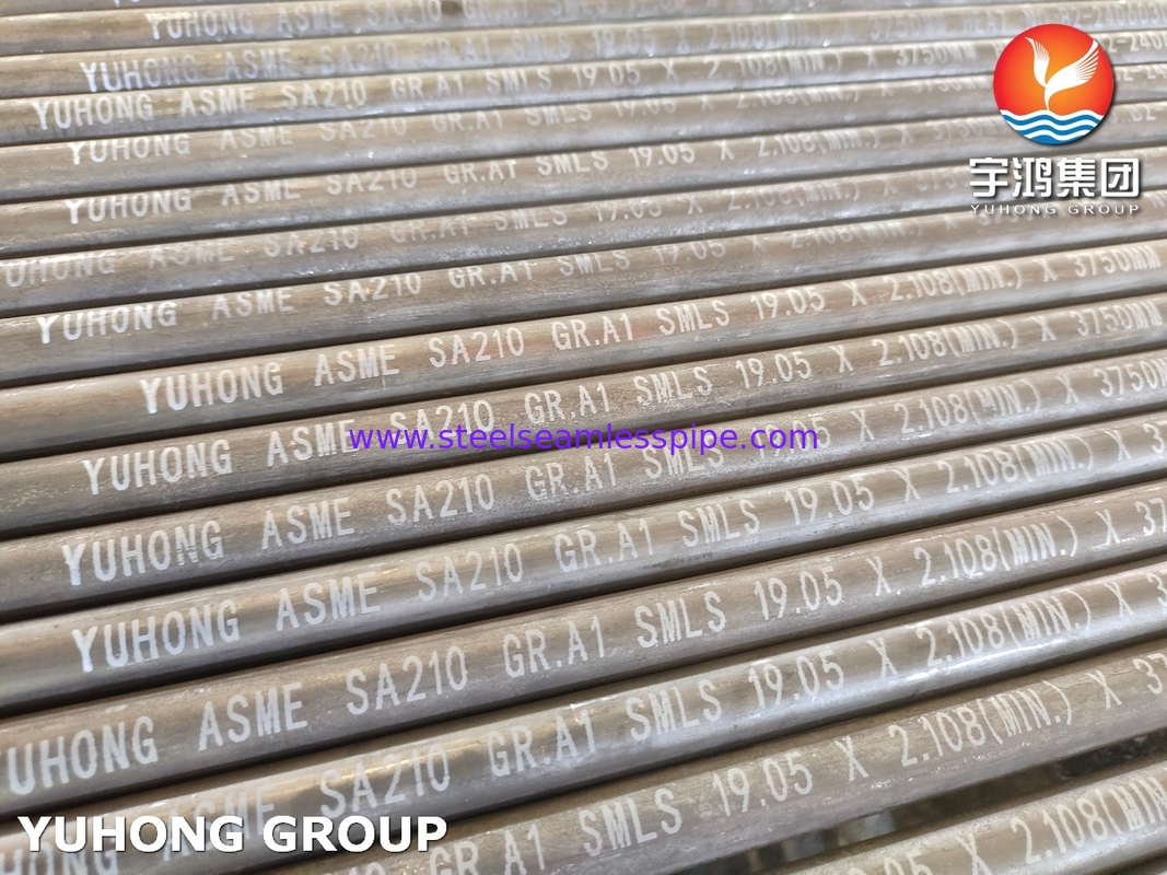 ASTM A210 Gr. A1 لوله فولادی کربن متوسط بدون درز برای دیواره