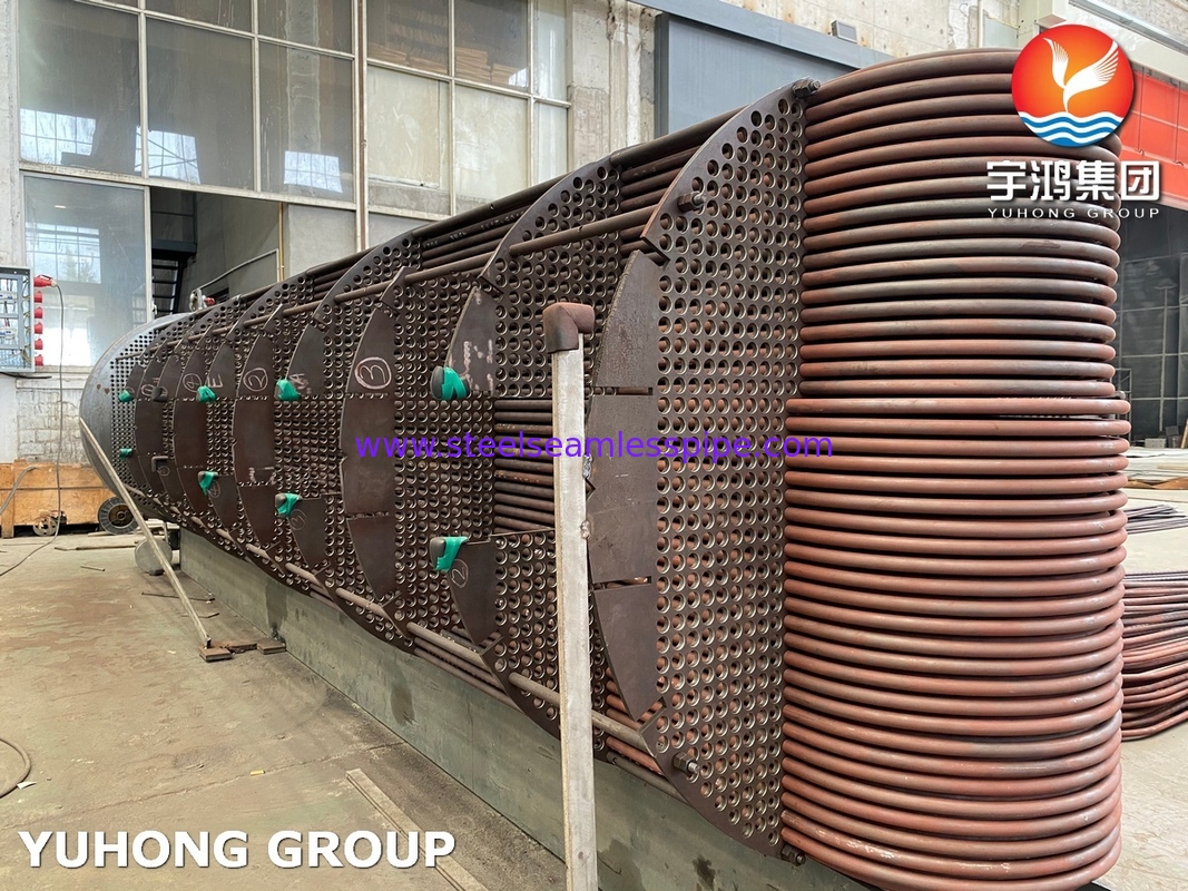 مبادله کننده کلاس R TEMA: بسته لوله های بی سیم فولاد کربن، 1.5 × هیدروتست بر اساس ASME Sec VIII