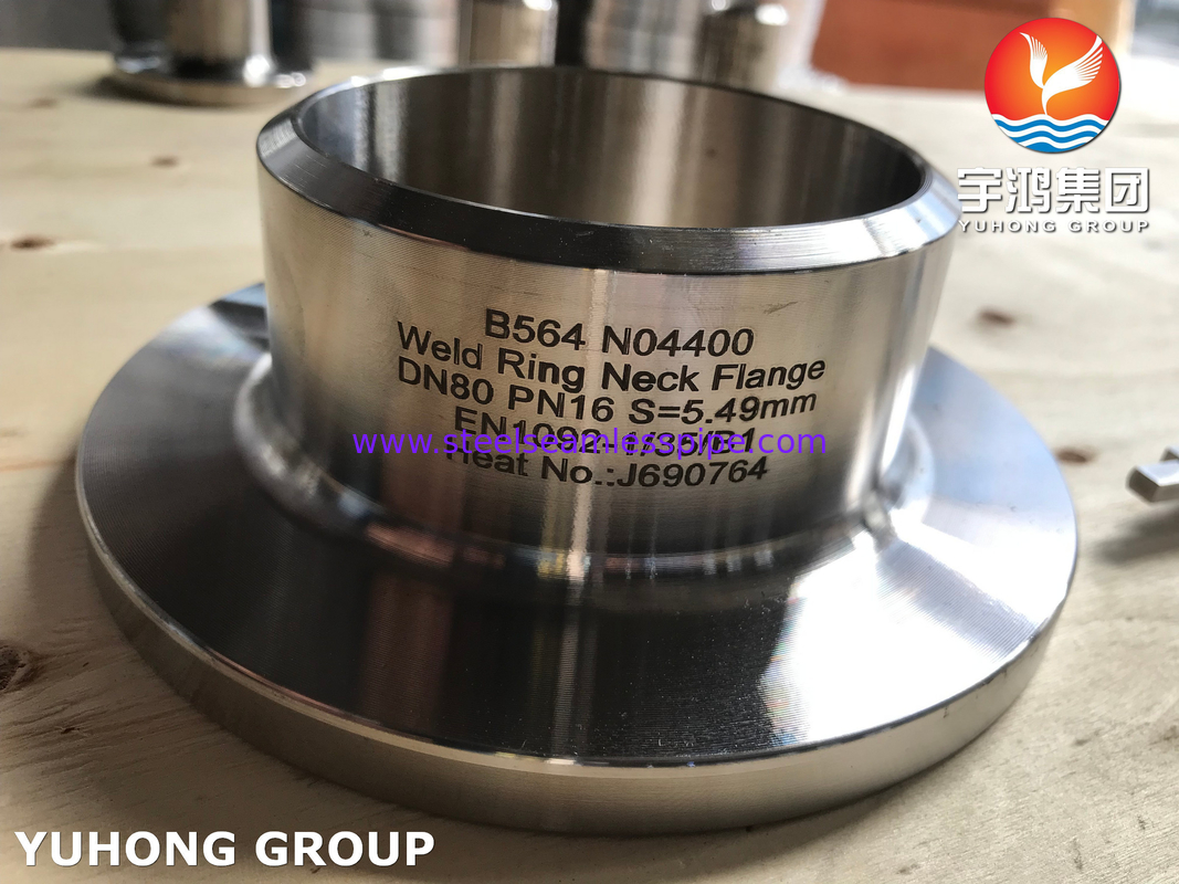 N04400 Flanges WNRF ASTM B564 مطابق با عملکرد بالا Flanges مقاوم به خوردگی