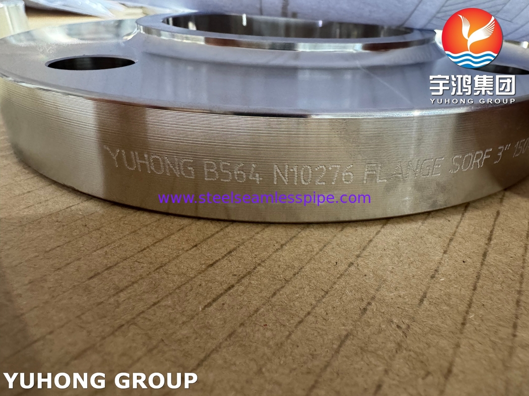 فلنج اسلیپ-آن RF ASTM B564 UNS N10276 C276 برای پسماند صنعتی خطرناک
