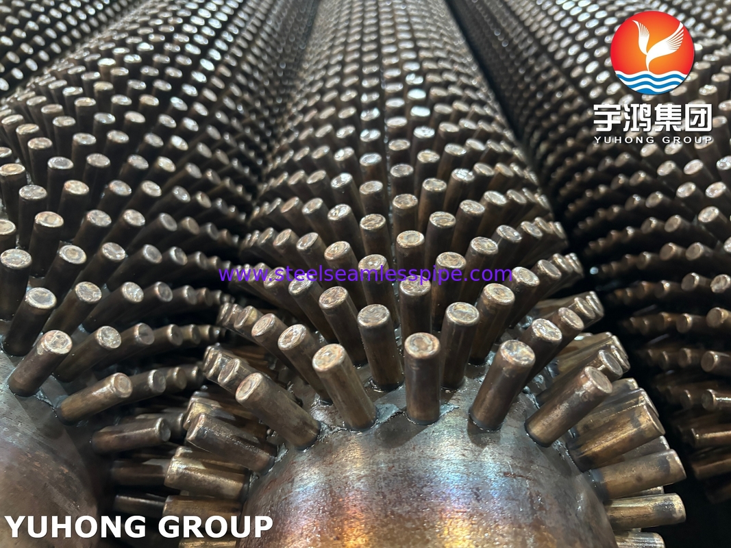 لوله پره دار فولادی کربن ASTM A106 GR.B برای اکونومایزرها و سوپرهیترها