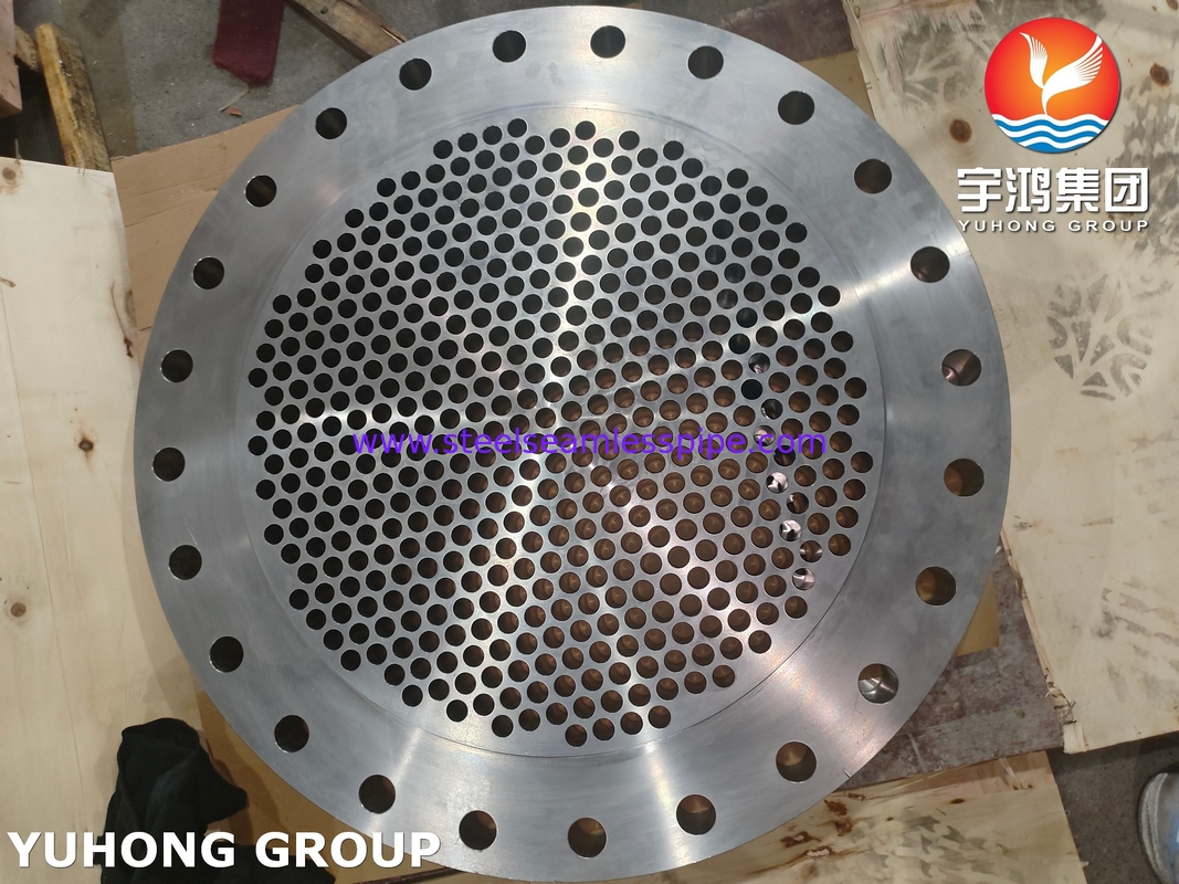 صفحه لوله فولادی ضد زنگ ASTM A182 F316Ti مقاوم در برابر خوردگی، مقاوم در برابر مواد شیمیایی و فرسایش آب دریا