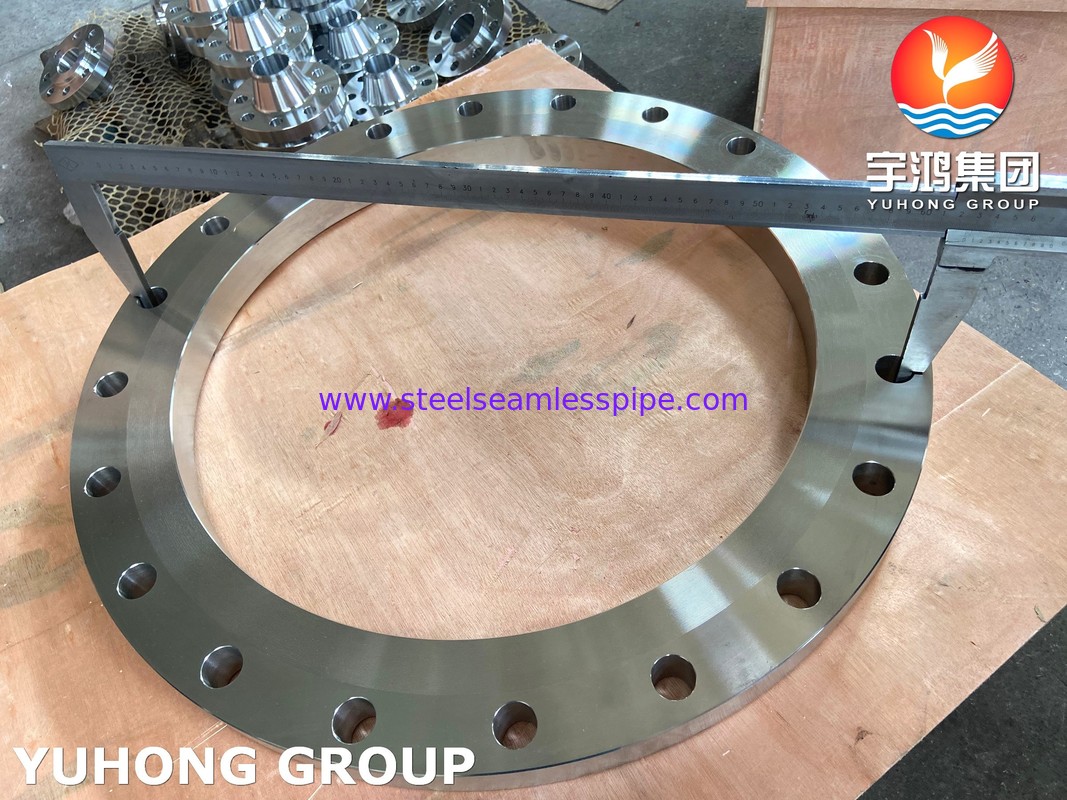 DIN2576 F316L از جنس استنلس استیل لغزنده روی فلنج صفحه تخت SOFF PN10