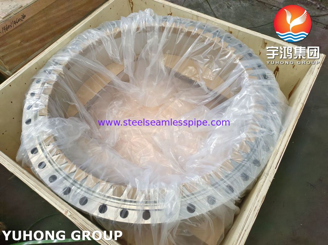ASTM A182 F310 WN RTJ Face Stainless Steel Pipe Forged Flange برای نیروگاه های پتروشیمی و برق