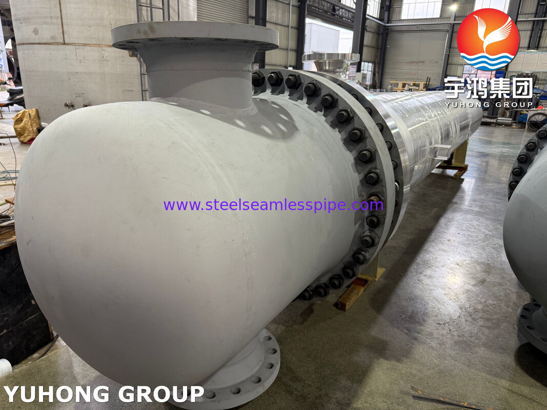 مبادله گرما سر شناور ASME U Stamped AES Type با لوله های TP316L برای خدمات سخت