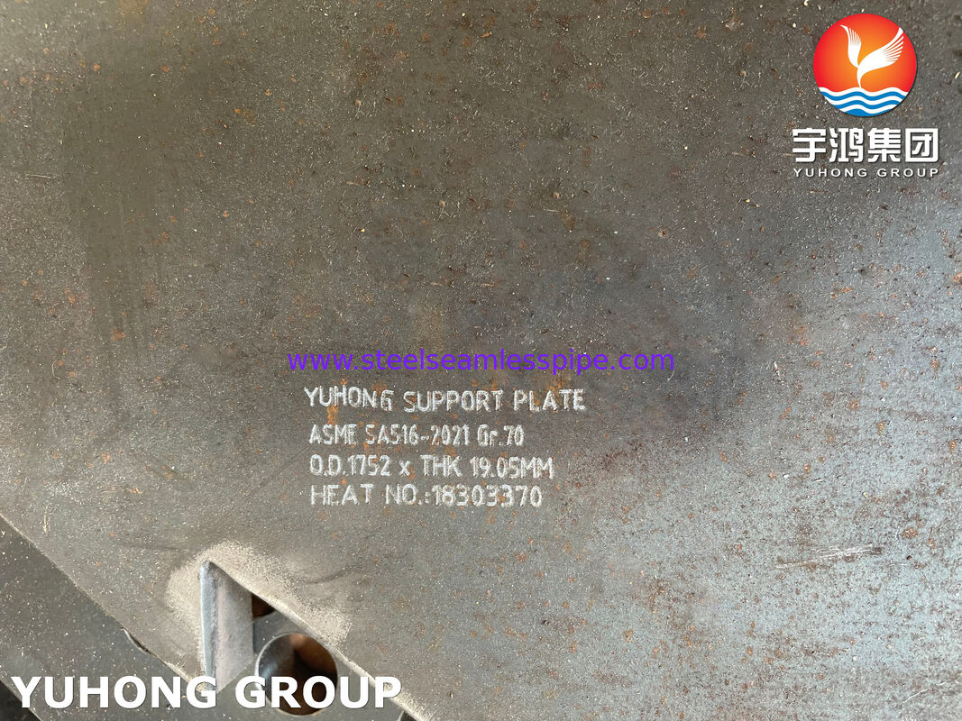 صفحه ای از فولاد کربن ASME SA516 GR.70 برای مبادله گرما