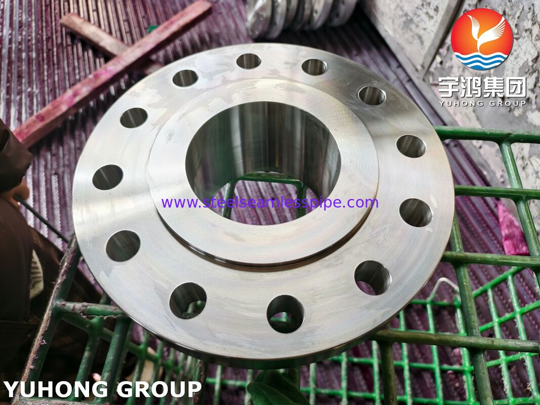ASTM A182 F51 S31803 دو فلکس فولاد جعل شده Weldneck Flange 150#-2500# B16.5