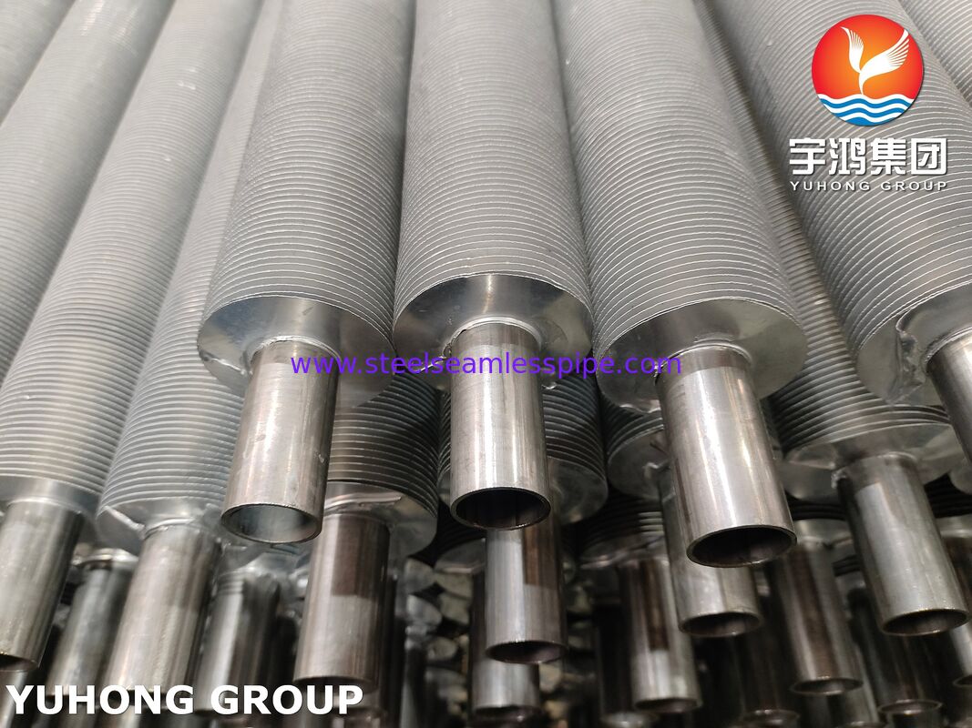EN 10217-7 1.4301 لوله های بالدار استرول شده برای خنک کننده های هوا
