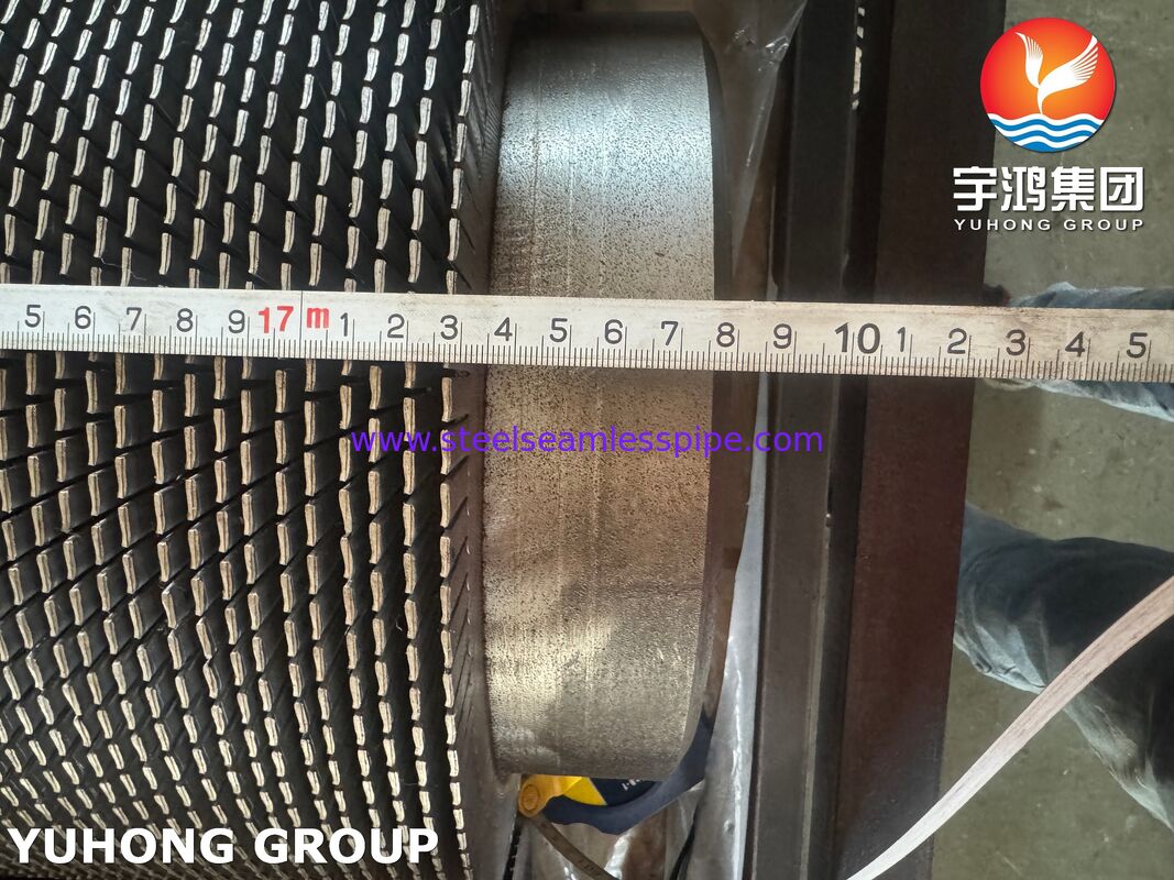 لوله‌های پره‌دار دندانه‌دار A335 P22 با پره‌های فولاد کربن برای بویلرهای بازیابی حرارتی و سیستم‌های بازیابی حرارت