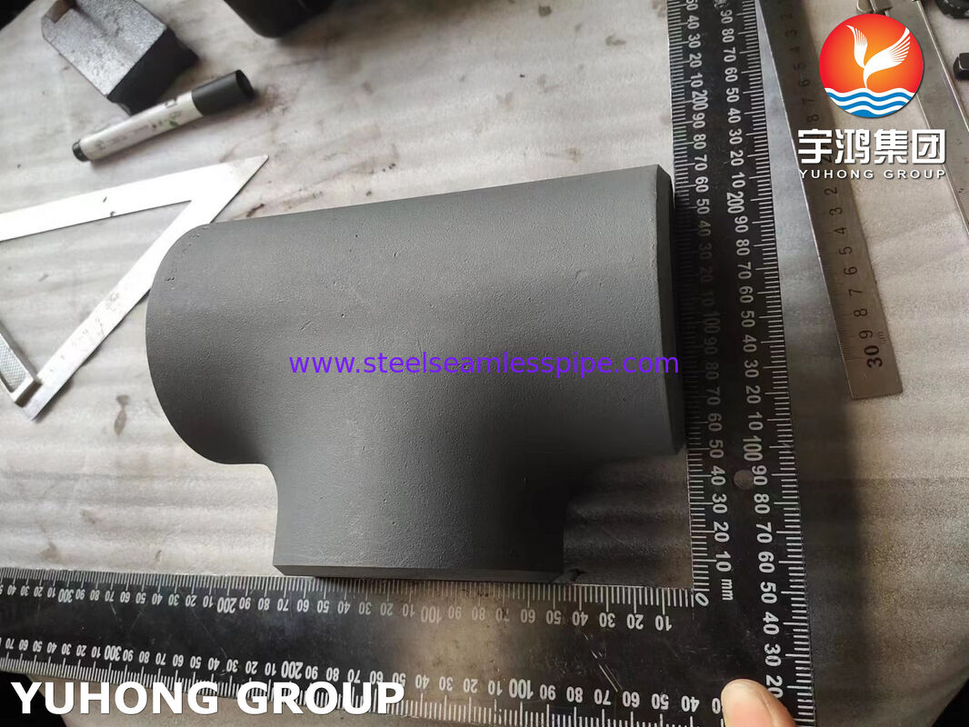 ASTM A234 WPB Tee، High Strength Carbon Steel Butt Weld Tee برای سیستم های لوله کشی نفت، گاز و آب