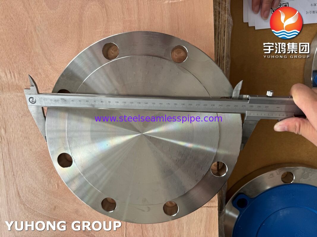فلنج فورج شده از فولاد ضد زنگ آستنیتی ASME SA182 F304 برای سیستم های خط لوله صنعتی مطابق با استاندارد ASME B16.5