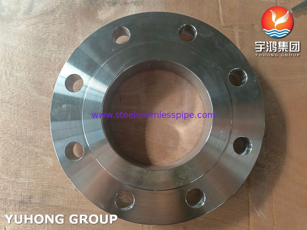 ASTM A182 F60 SO RF Flange، Super Duplex فولاد ضد زنگ جعل شده Slip-On Flange چهره بلند