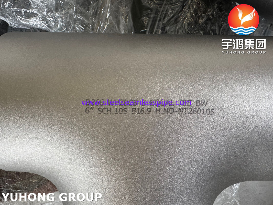 ASTM B366 N08810 Incoloy 800H Nickel Alloy Equal Tee برای لوله های با دمای بالا