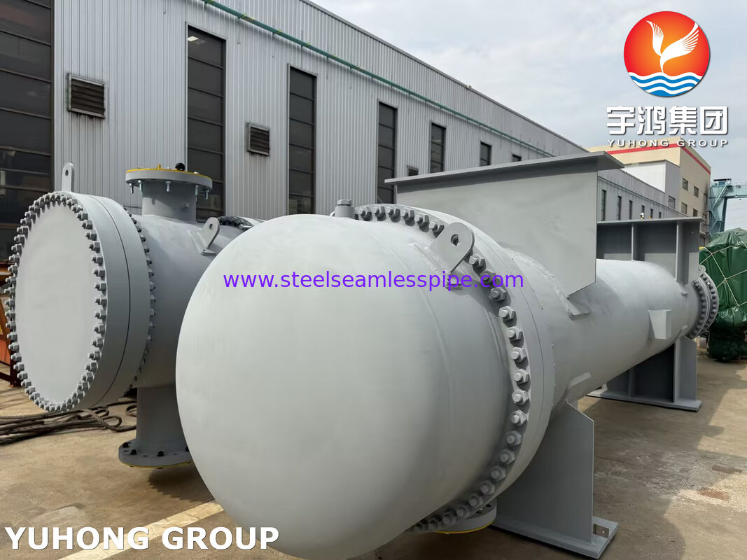 مبادله گرما لوله ثابت فولاد ضد زنگ با لوله های ASME SA213 TP304/316L و لوله های ASME SA182 F304/316L برای کاربردهای مقاوم به خوردگی