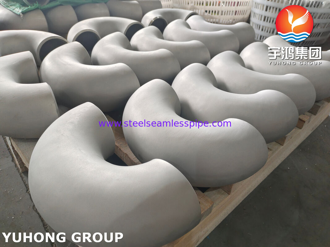 ASTM B366 UNS N06022 / DIN 2.4602 / Hastelloy C22 لوله لوازم جانبی 180° SR خم های بازگشت