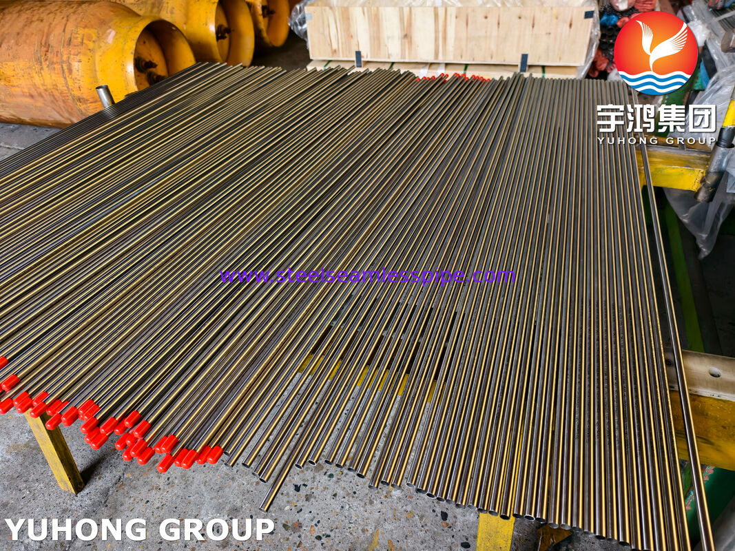 ASME SA789 UNS32205 S31803 لوله مبدل حرارتی بدون درز فولادی دوبلکس برای مبدل حرارتی، تصفیه آب، پردازش مواد غذایی