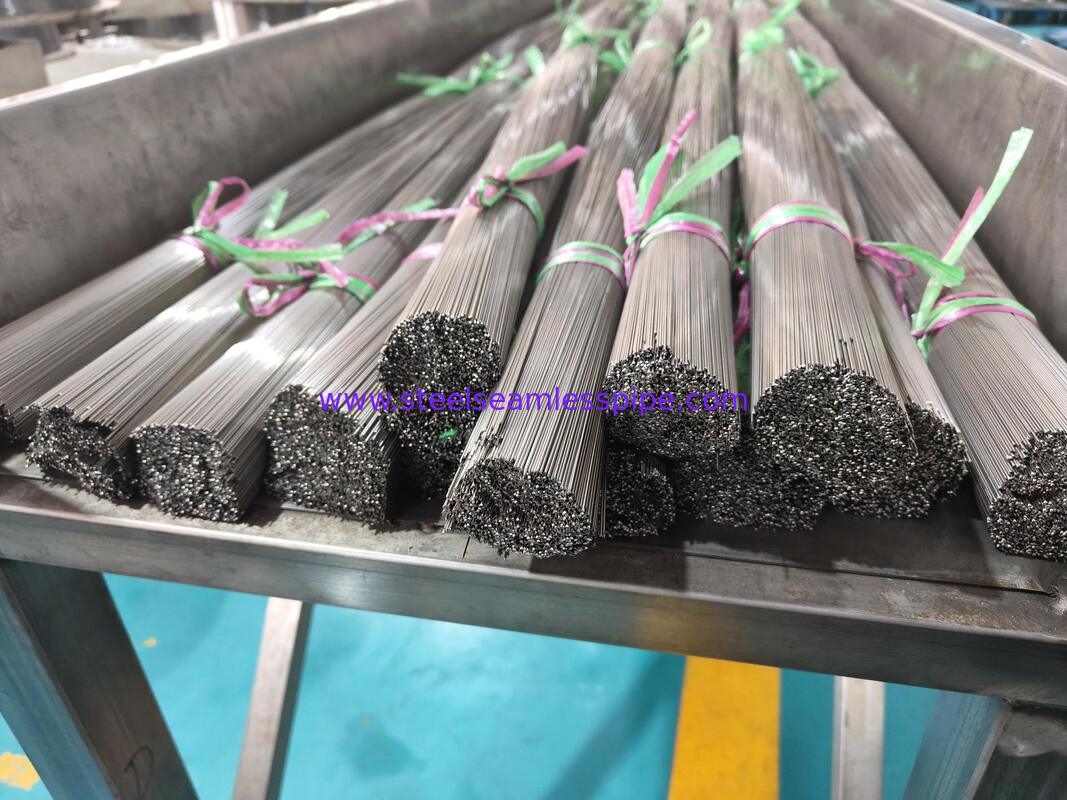 ISO9626 SUS304 SUS316L لوله های موی جوش شده فولاد ضد زنگ برای لوازم جانبی دستگاه های پزشکی