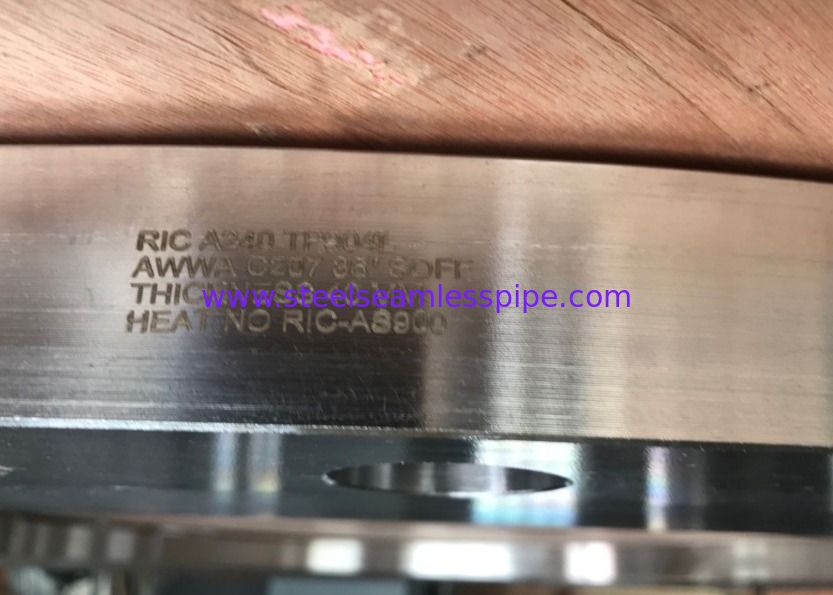 لغزش فلنج ، نوع FF ، فلنج جعلی فولادی ضد زنگ 36 "40 میلی متر ضخیم A182 F904L