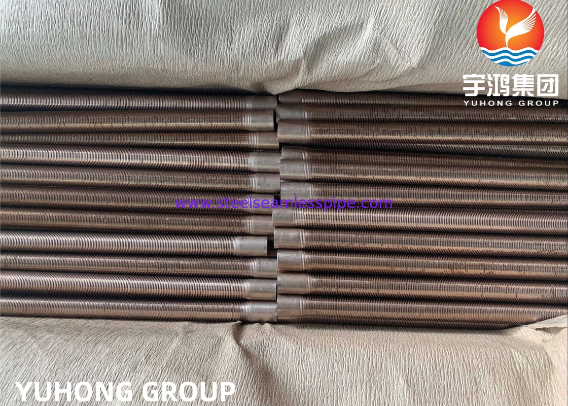 ASTM B111 CuNi 90/10 C70600 مبادله گرما نوع اکستر شده لوله پایینی پایین برای خنک کننده روغن