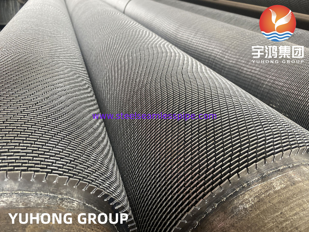 HFW لوله بالدار دنده دار ، ASTM A210 / ASME SA210 GR.A1 لوله بالدار فولاد کربن