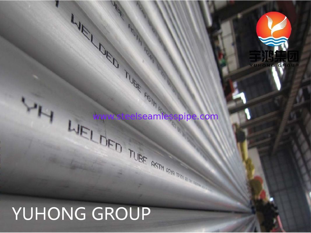 لوله جوشی فولاد ضد زنگ مقاوم در برابر خوردگی ASTM A249 TP321 برای کاربردهای دمای بالا در مبدل‌های حرارتی و سوپرهیترها