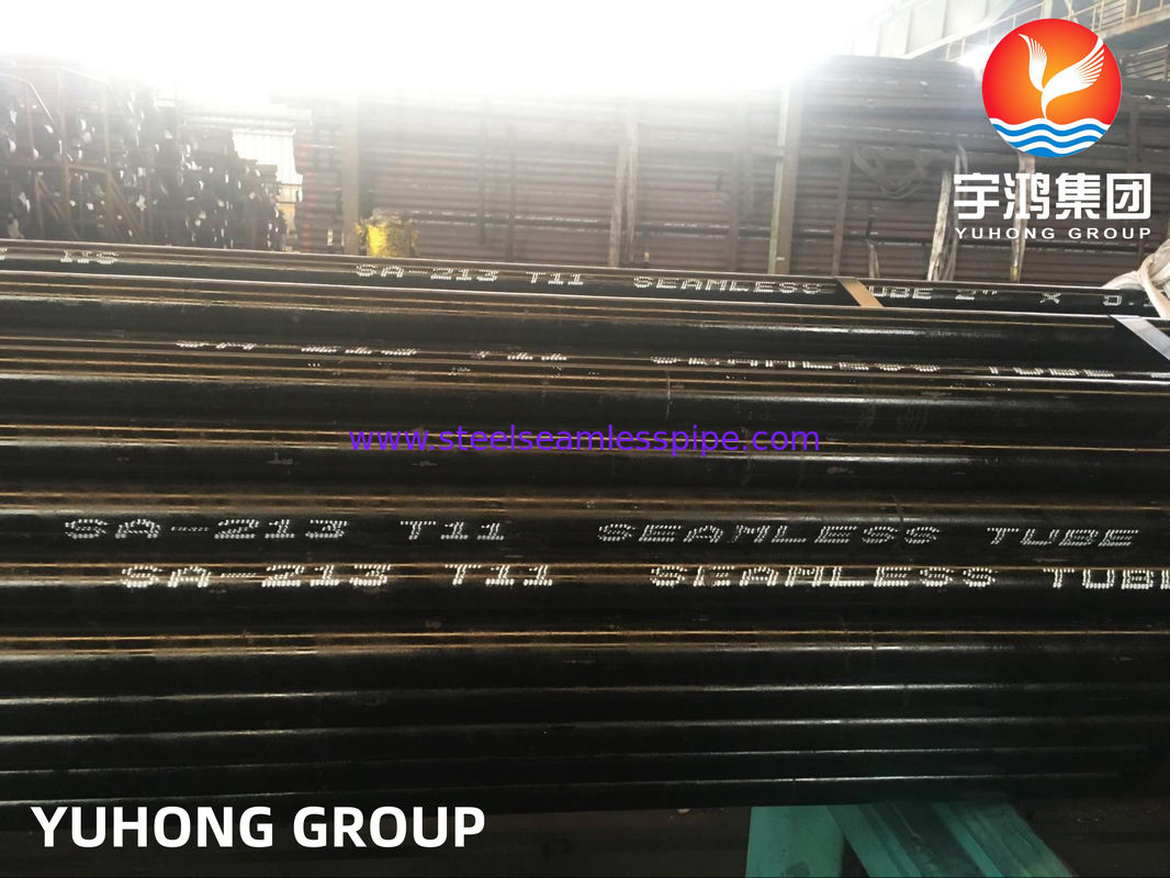 SA213 T11 / 13CrMo4-5 لوله فولادی آلیاژ بدون درز برای سرویس دمای متوسط و بالا، فرآوری گرم / سرد