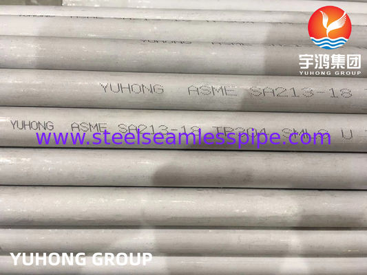 SA213 / SA213-2017 TP304L SEAMLESS U BEND TUBE، 25.4MM X 2.11MM X 6096MM، MIN.  ضخامت دیوار .  100٪ ET / HT