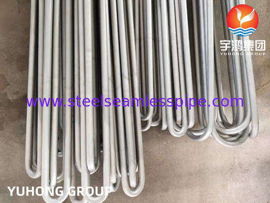 SA213 / SA213-2017 TP304L SEAMLESS U BEND TUBE، 25.4MM X 2.11MM X 6096MM، MIN.  ضخامت دیوار .  100٪ ET / HT