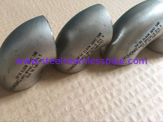 فولاد ضدزنگ اتصالات جوش شیرین کوتاه کوتاه 90 درجه آرنج 1/2 "تا 60" sch40 sch80 sch160 XXS B16.9