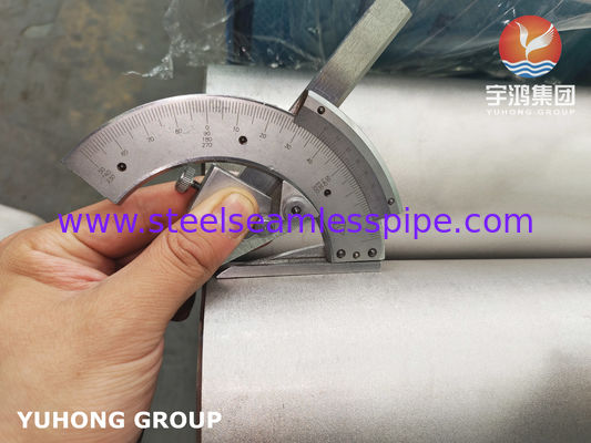 فولاد ضد زنگ لوله بدون درز، ASTM A312 TP316Ti، B16.10 و B16.19، 6M، PE / قرار داشته باشد، سطح به پایان رسید HOT