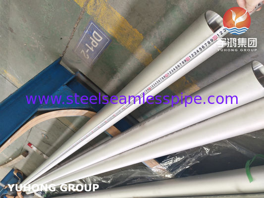 فولاد ضد زنگ لوله بدون درز، ASTM A312 TP316Ti، B16.10 و B16.19، 6M، PE / قرار داشته باشد، سطح به پایان رسید HOT