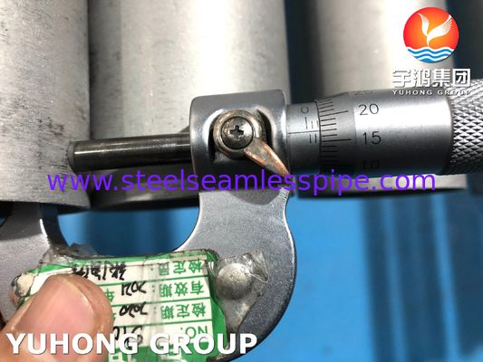 ASTM A789 UNS S32205 لوله بدون درز استیل دوگانه برای صنعت شیمیایی