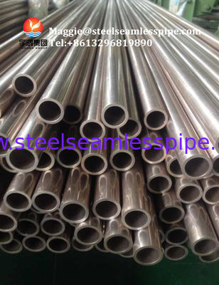 لوله آلیاژی کوپر نیککل برای تبادل گرما ASME SB111 C70600