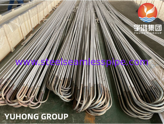 از فولاد ضد زنگ ASTM A213 TP304، TP304L لوله های بدون درز U Bend برای مبادله گرما