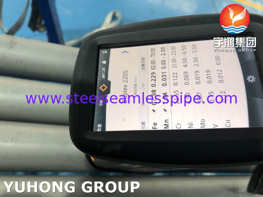 ASTM A789 UNS S32250 لوله دوگانه فولاد ضد زنگ برای تصفیه آب