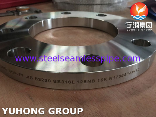 SLIP در فلنج F316L برای SHIPYARD JIS B2220 SOP-FF فلنج DIN2573 DIN2576 SOFF FLANGE PN6 PN10 PN16 - تحویل 15 روز
