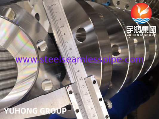 ASTM B462 AL-6XN/UNS NO8367/DIN 1.4501 فلنج صورت برآمده با گردن جوش