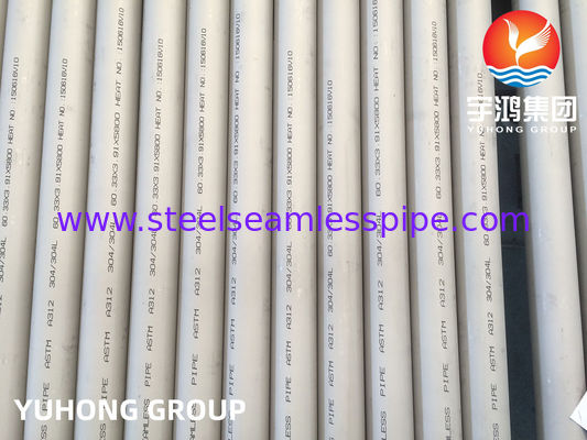 ASTM A312 TP304، TP304L لوله بدون درز از فولاد ضد زنگ برای صنعت شیمیایی