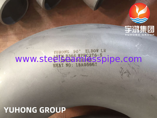 ASTM B366 UNS N10276 / Hastelloy C276 Elbow Hastelloy Steel Buttweld Fitting (تجهیزات تله ای از فولاد استیل)