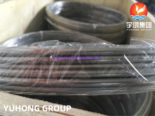 لوله سیم پیچ بدون درز فولادی ضد زنگ ASTM A269 TP316L Bright Annealed