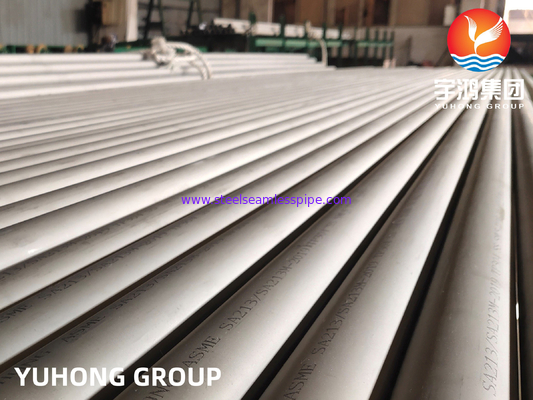 ASTM A213 TP304 لوله بدون درز فولاد ضد زنگ مقاوم در برابر خوردگی برای فشار بالا