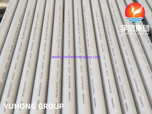 ASTM A312 TP304L لوله بدون درز از فولاد ضد زنگ برای مواد غذایی و نوشیدنی